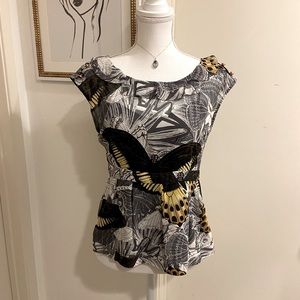 Leifsdottir Silk Gauze Butterfly Top with Cami